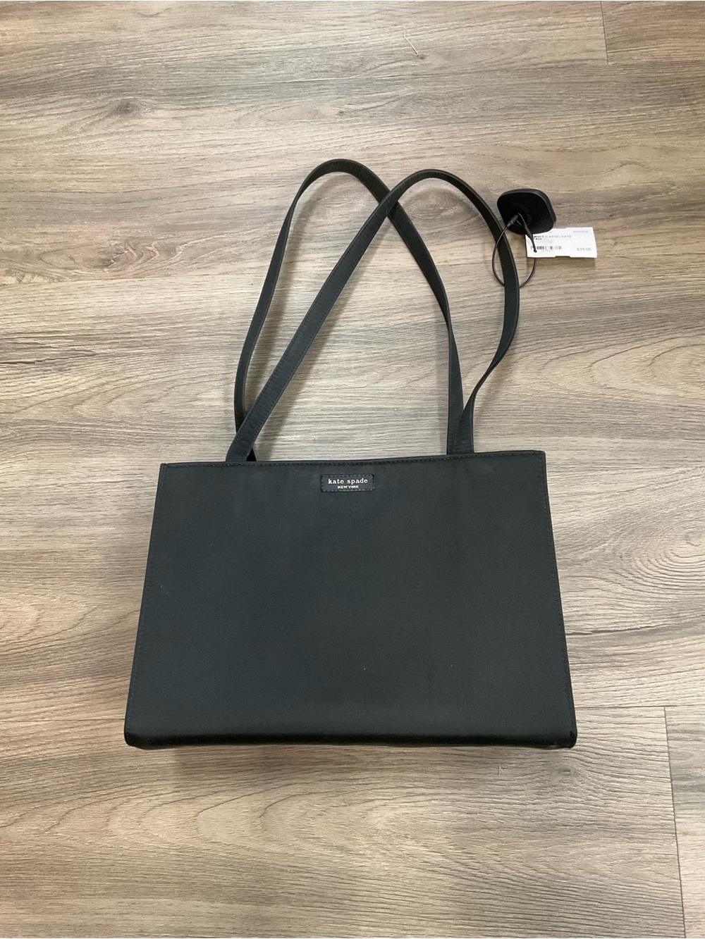 kate spade Black Nylon Tote with Long Shoulder Straps